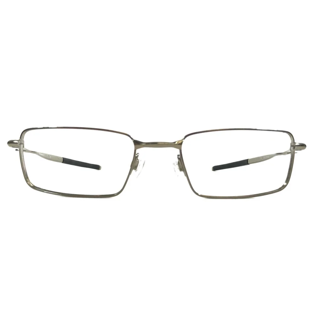 Oakley Eyeglasses Frames Kickstand 2.0 Olive Chrome Silver Rectangle 51-19-131